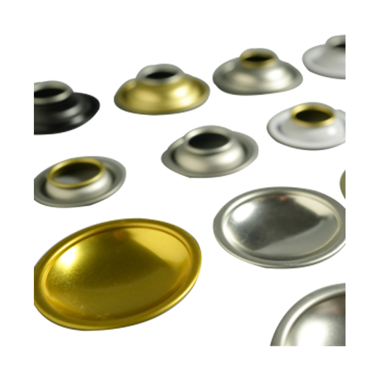 Diameter 45 – 70 aerosol cans top and bottom