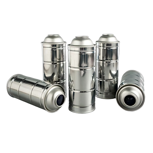 Diameter 65mm necked-in & rid aerosol can