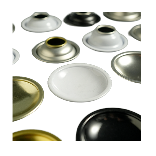 Diameter 45 – 70 aerosol cans top and bottom